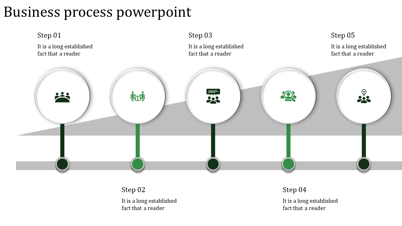 business process powerpoint-business process powerpoint-5-green